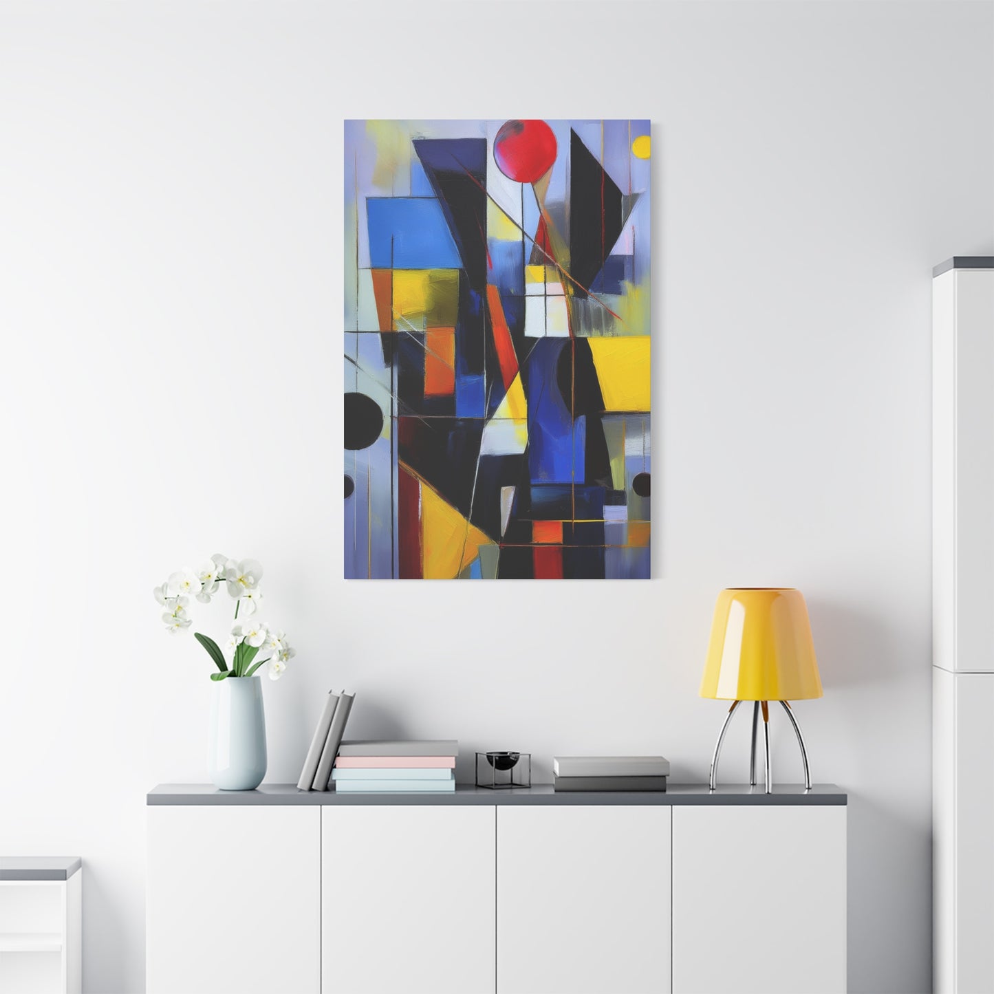 Abstract Colors Painting Print Canvas 20x24,20x30,24x30, 24x32,24x36,30x40, 32x48,36x48,40x60 Pine-Wood Inner Frame ABS-34