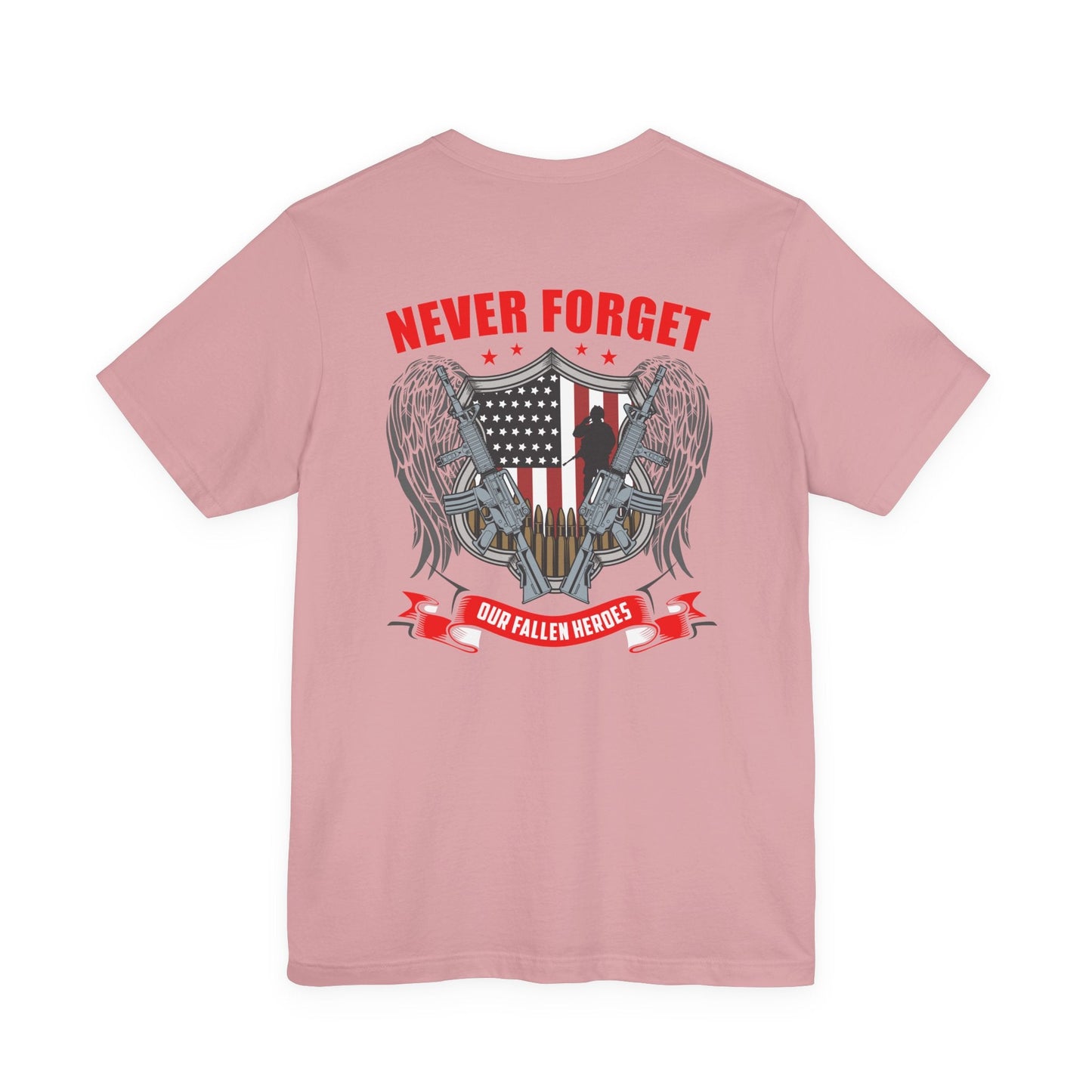 Army Veteran Patriotic Graphic Design Unisex Cotton T-Shirt v39