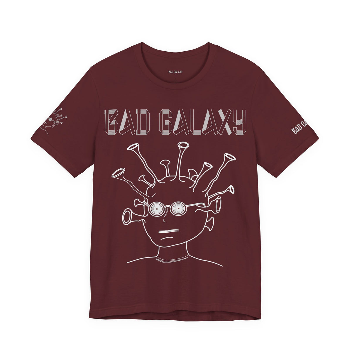 Alien Graphic Unisex Cotton Bella+Canvas Tee with Art Design b53