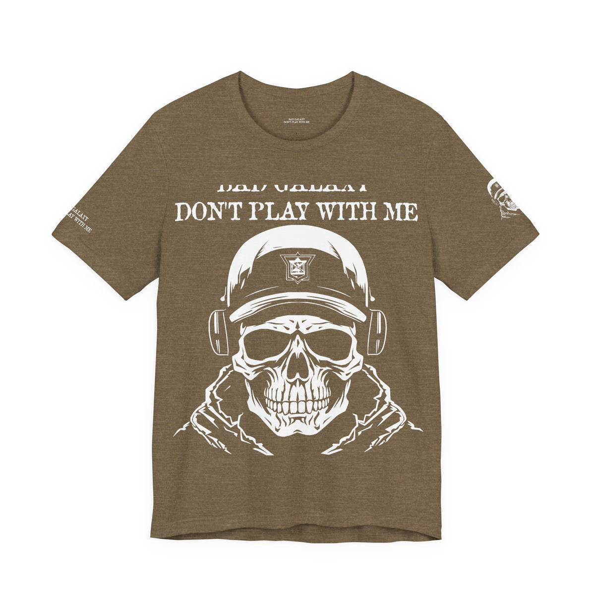 Skull Rock Graphic Unisex Cotton Bella+Canvas Tee with Art Design b44