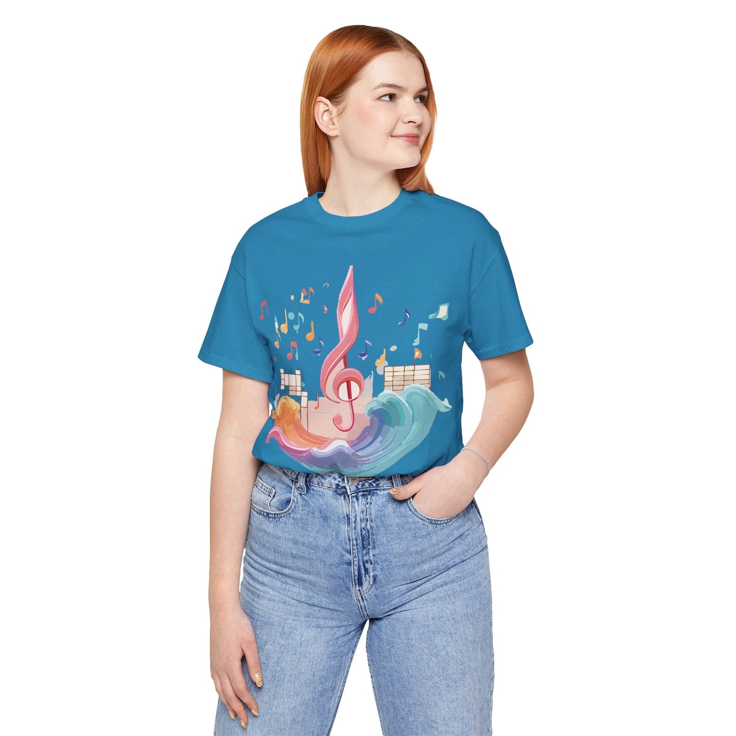 Adelpha Music Graphic T Shirt Unisex Short Sleeve Tee Vintage Inspired Art Design Premium