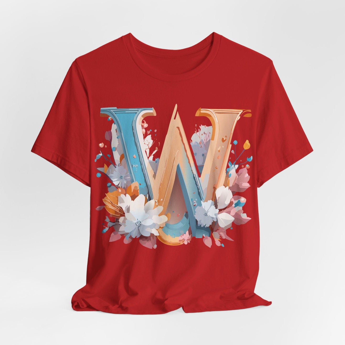 Letter W Shirt Unisex Graphic Tee By Adelpha Featuring Vintage Artwork For Everyday Casual Wear