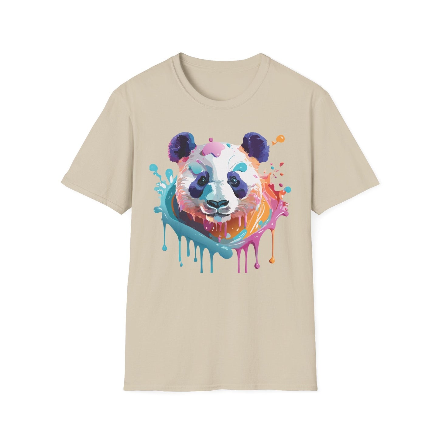 Panda Shirt T Shirt Softstyle 64000 Gildan 100 Percent Ring Spun Cotton Comfortable Animal Tee