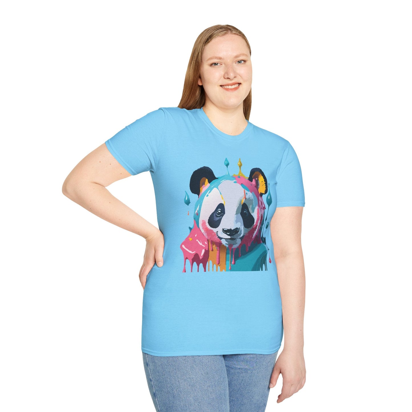 Panda Shirt Unisex T Shirt Panda Lover Gift Gildan Softstyle Tee 100 Percent Cotton