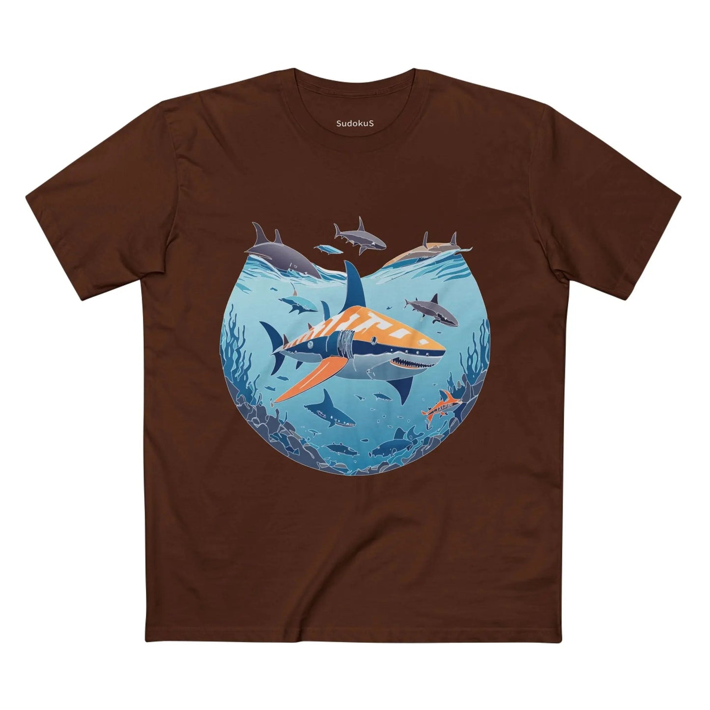 Ocean Coast Graphic Unisex 100 Cotton Staple Tee 11