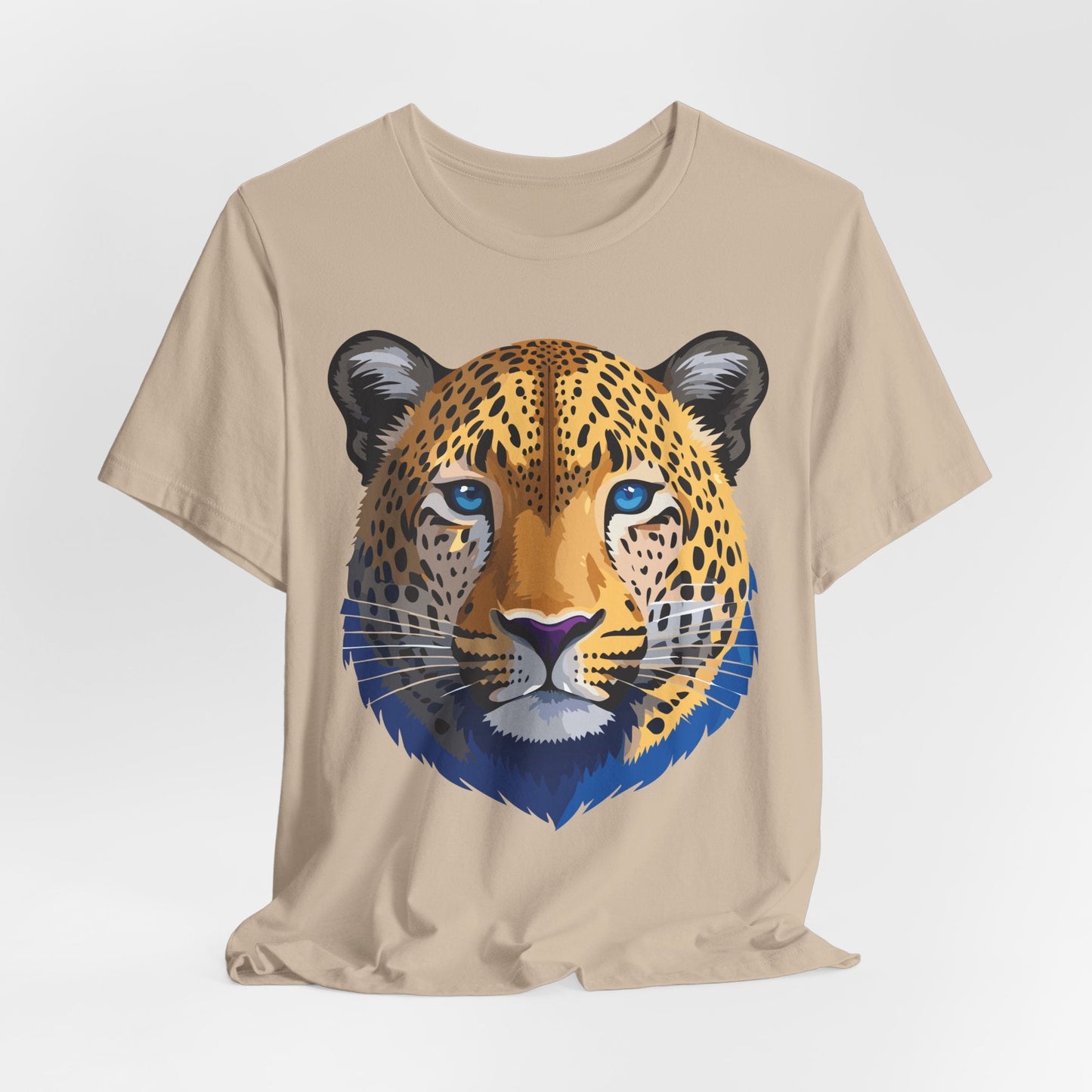 Unisex Animal Graphic Tee Shirt With Wildlife Art Design For Everyday Comfort Short Sleeve