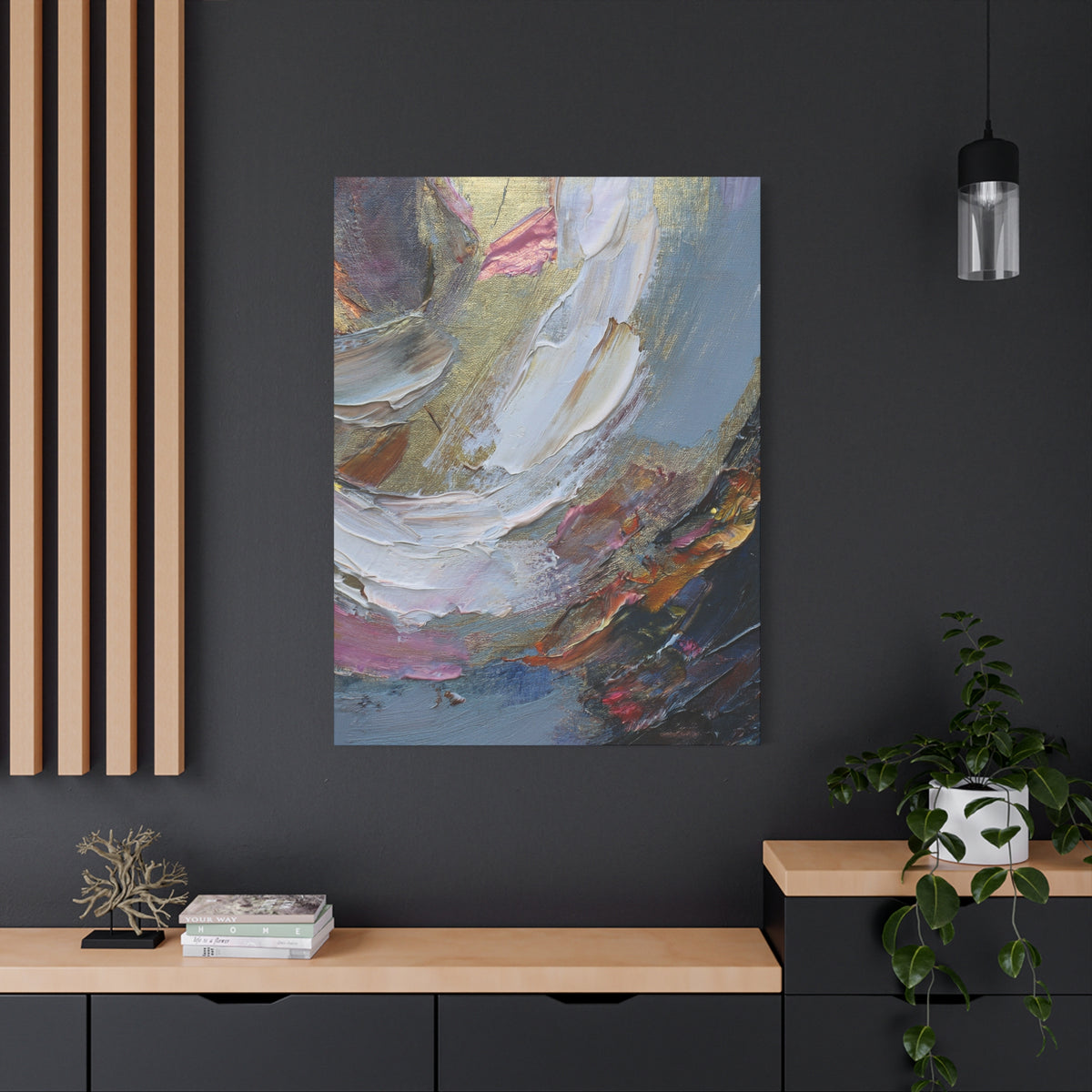 Abstract Oil Painting Print Canvas 20x24,20x30,24x30 24x32,24x36,30x40 32x48,36x48,40x60 Pine-Wood Inner Frame ABS-87
