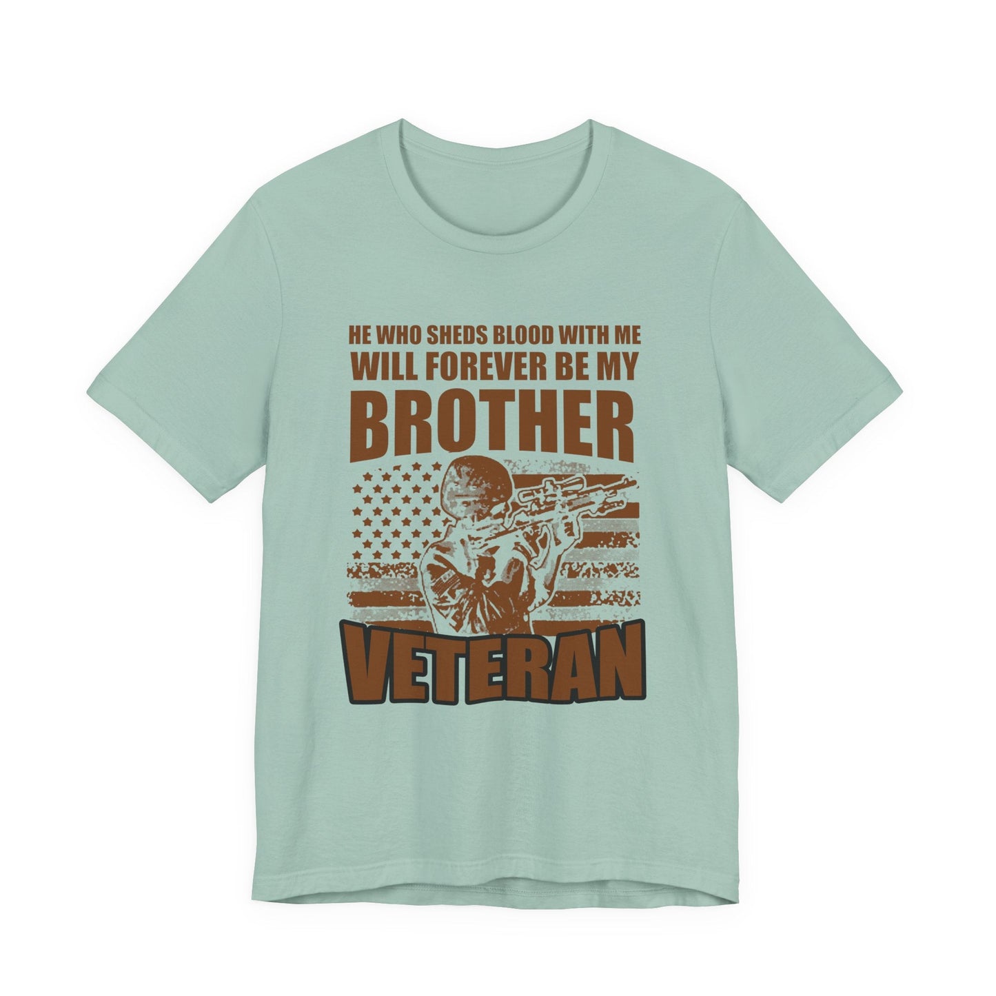Army Veteran Patriotic Graphic Design Unisex Cotton T-Shirt v47