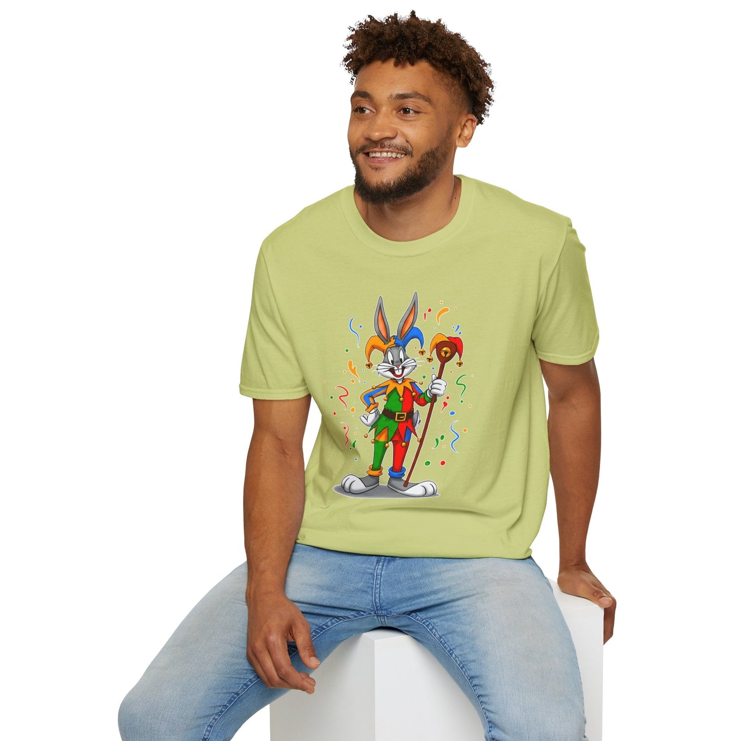 Bugs Bunny Shirt Unisex Short Sleeve T Shirt Cartoon On T Shirt Animation Tee Gildan Softstyle 64000