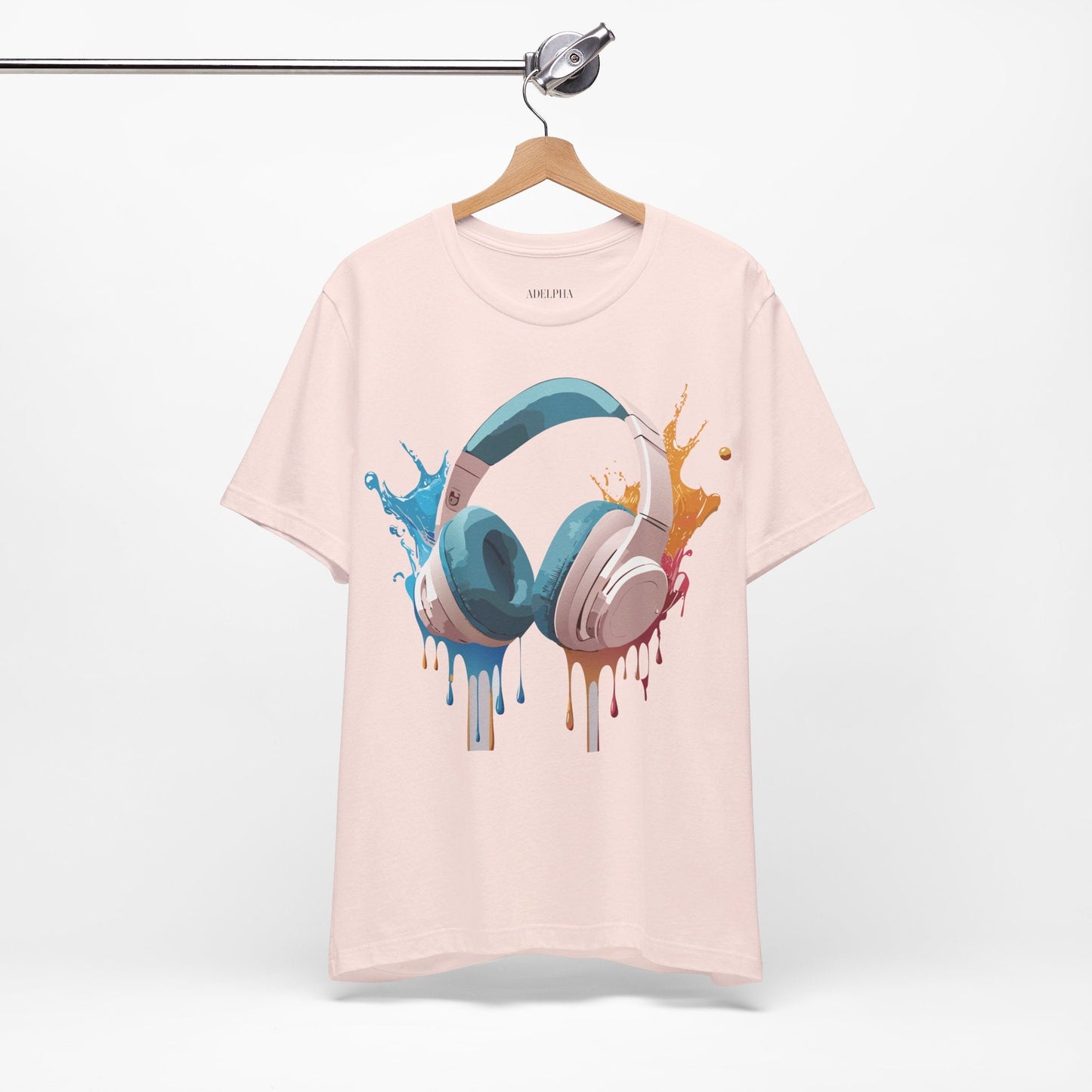 Music Graphic T Shirt Unisex Jersey Short Sleeve With Vintage Inspired Artwork Adelpha