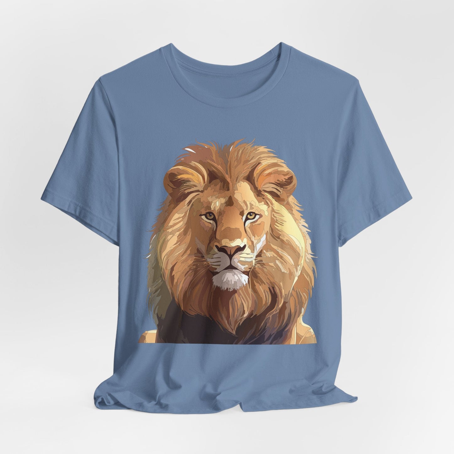 Unisex Animal Art Tee Shirt With Wild Animals Design Gildan 64000 Softstyle Cotton