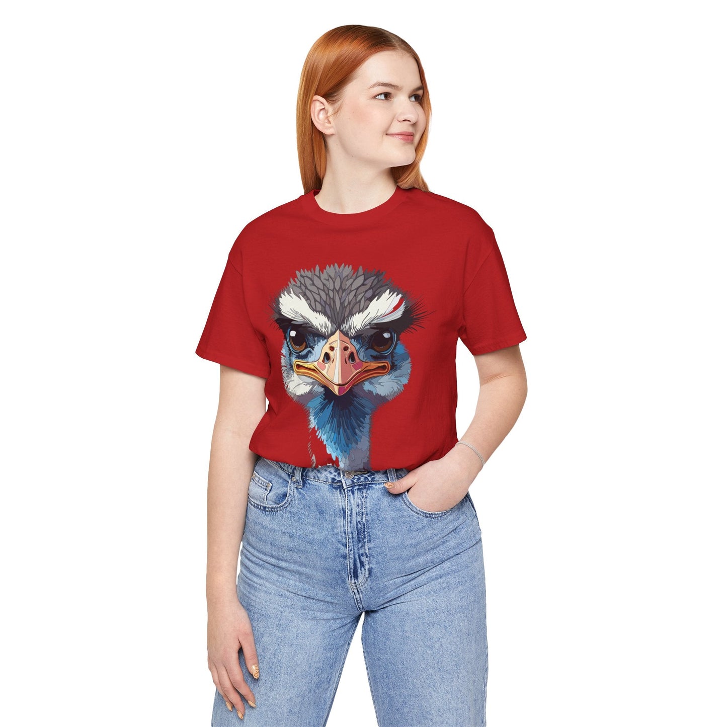 Unisex Animal Tee Shirt With Wildlife Art Design For Men And Women Gildan Softstyle 64000