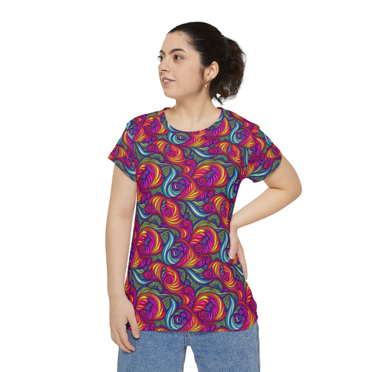 Abstract Print Shirt, Shirt with Abstract Print