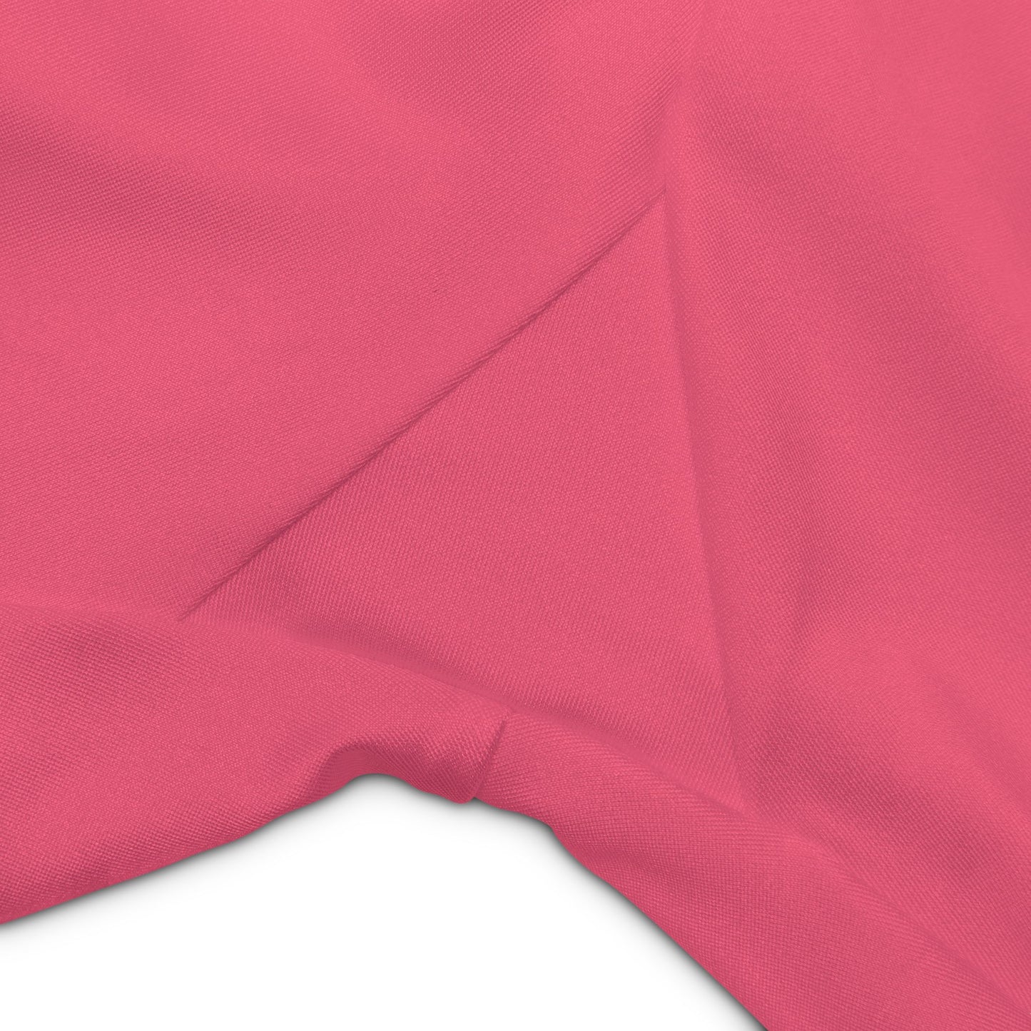 Mid Coral Women's Workout Shorts — High-Waist Biker Shorts (Solid Pink)