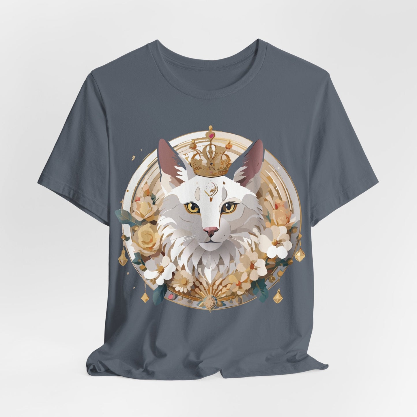 Medallion Graphic Unisex 100 Cotton Vintage Animal Medal Artwork Tee 38