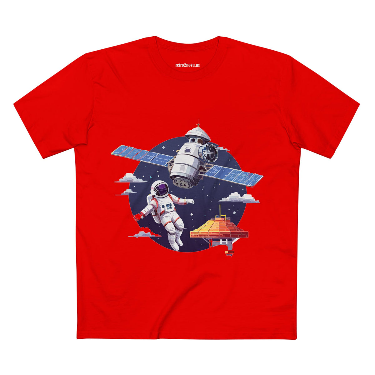 Cosmos Astronaut Graphic Tee Staple Unisex 100 Cotton Tee Shirt - CS-42