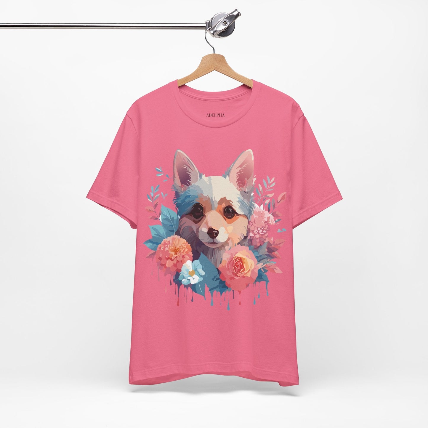 Dog Graphic Tee Unisex Short Sleeve Premium Vintage Inspired Artwork From Adelpha