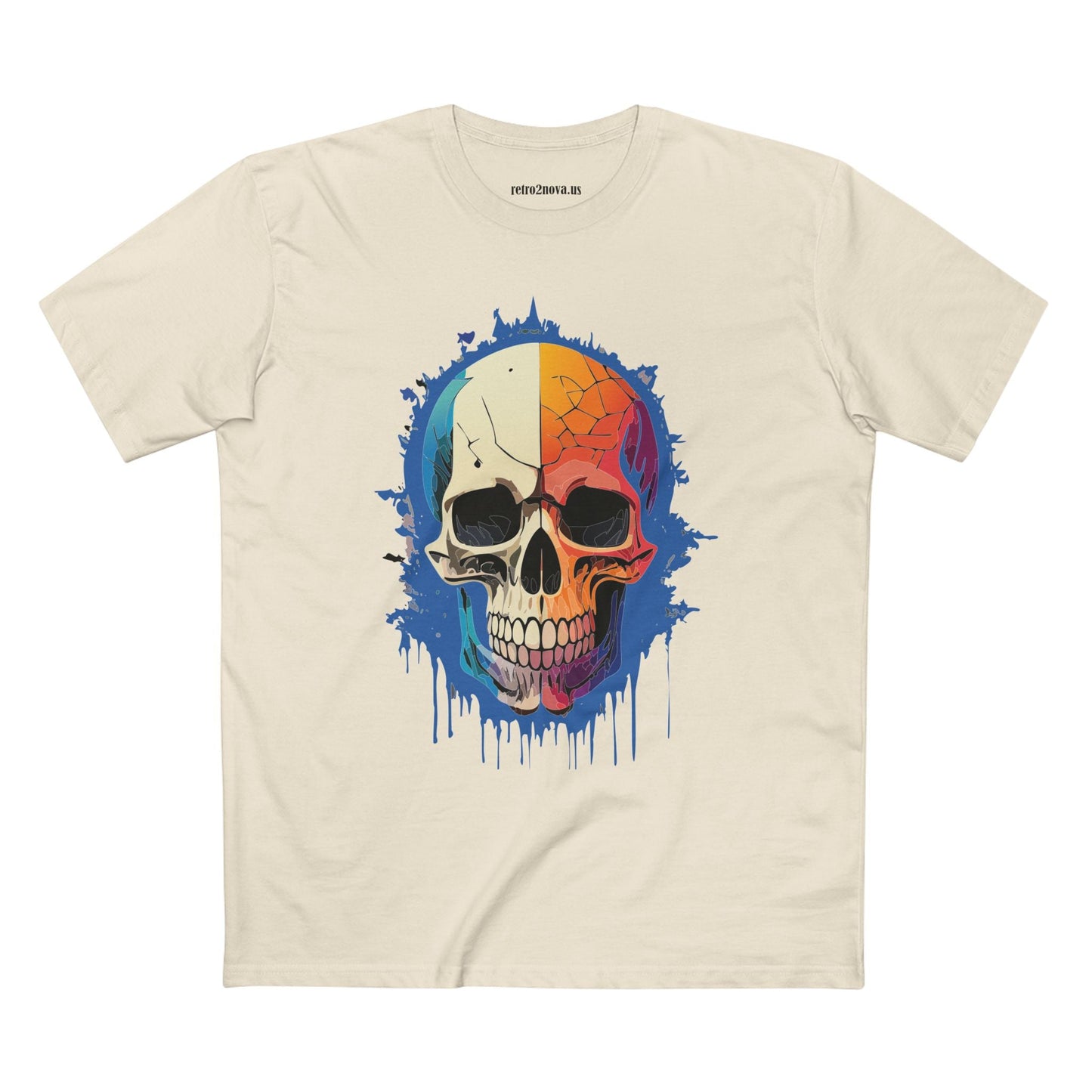 Skull Shirt Unisex Skeleton Tee Premium Cotton Staple With Original Art Design Collection
