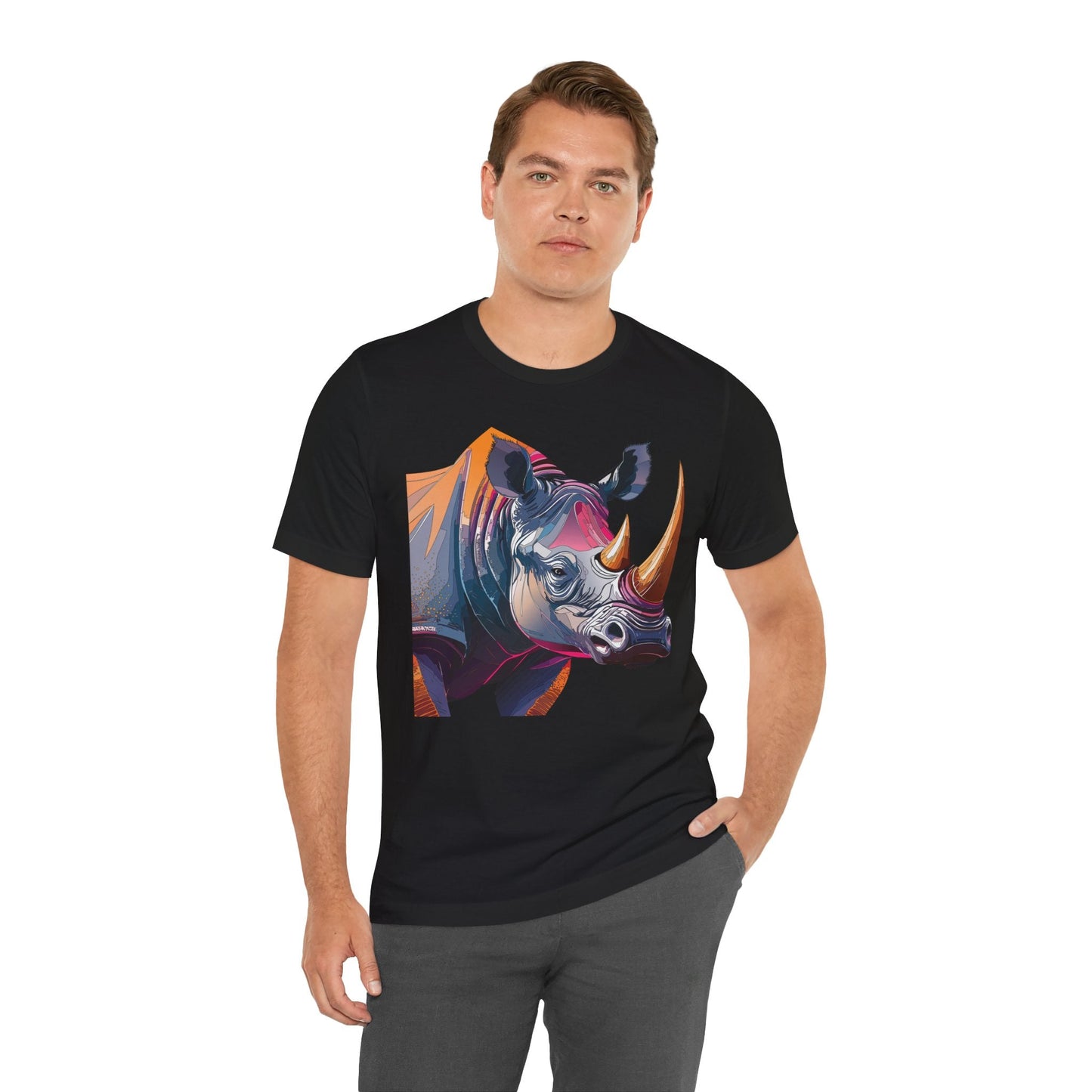 Unisex Animal Print Tee Shirt Featuring Wild Animals Art Design For Everyday Wear