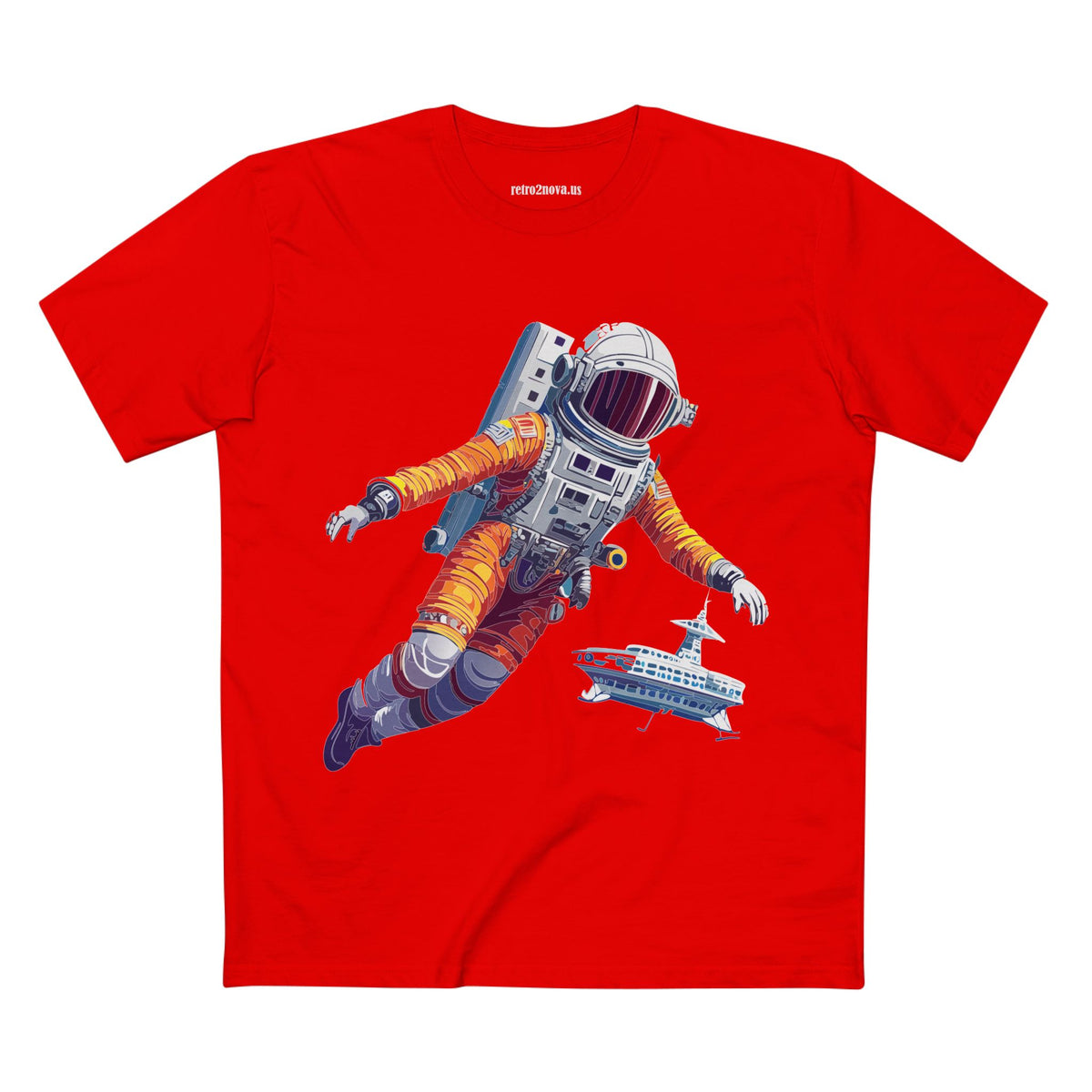 Cosmos Astronaut Graphic Tee Staple Unisex 100 Cotton Tee Shirt - CS-21