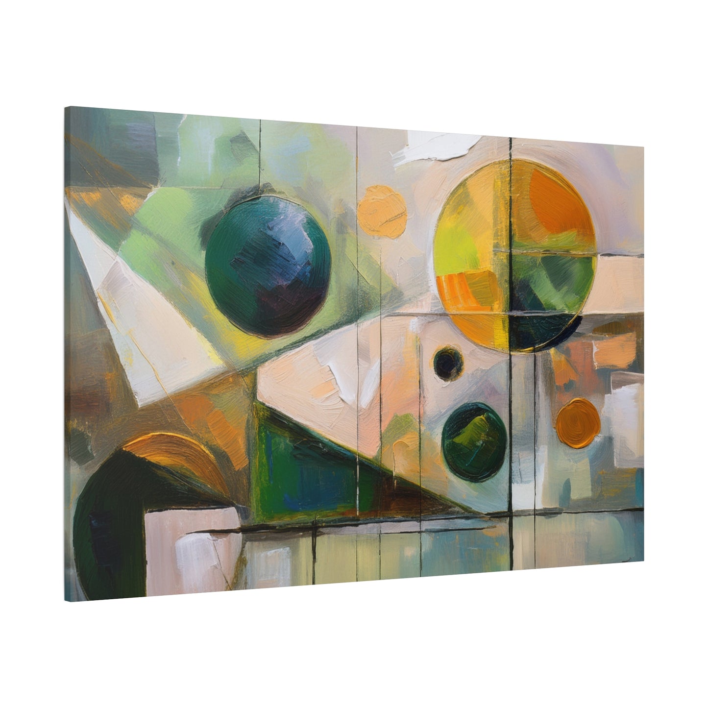 Abstract Oil Painting Print Canvas 24x16, 30x20, 36x24, 48x32, 60x40 Bright Latex Inks, Pine-Wood Inner Frame ABH-68