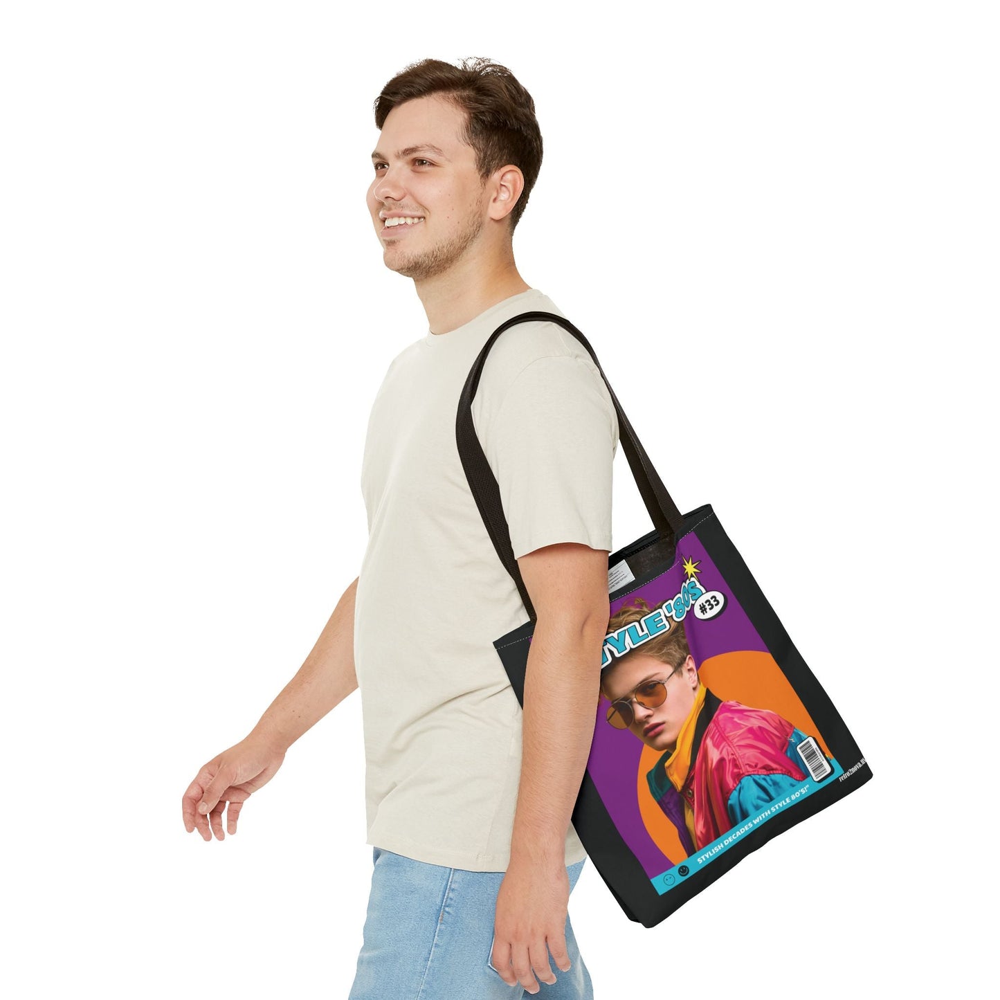 Canvas Tote Bag Magazine Cover Vintage Inspired Design Durable Everyday Use Tote Free Shipping