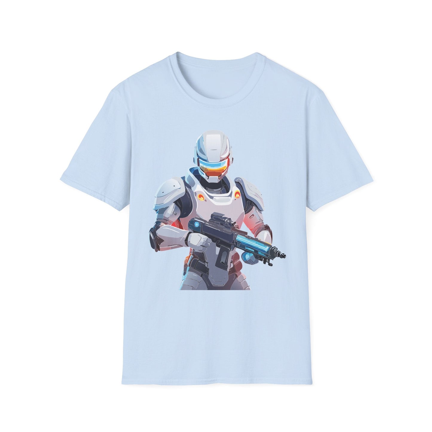 Robocop Graphic Unisex Cotton With Cyber Man Artwork Tee 6