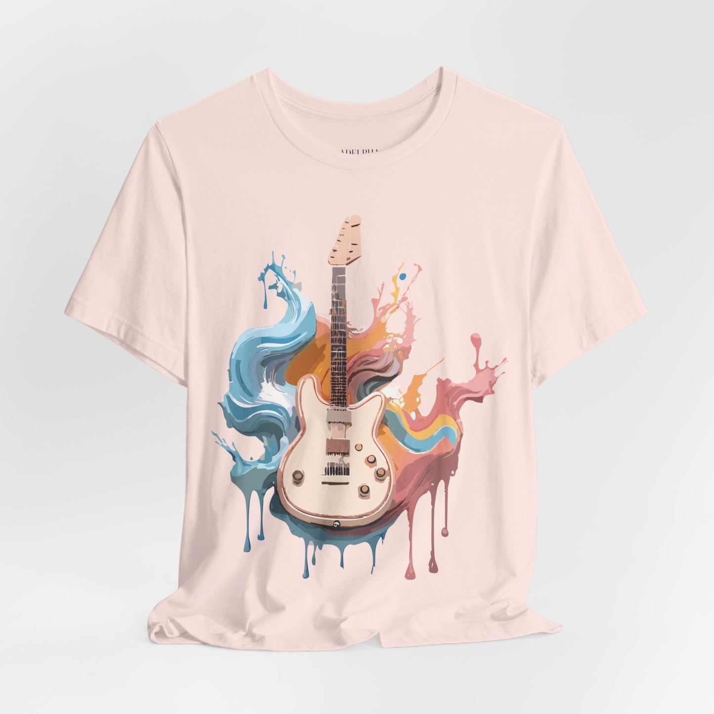 Music T Shirt Unisex Graphic Tee Featuring Original Adelpha Artwork Vintage Inspired Design