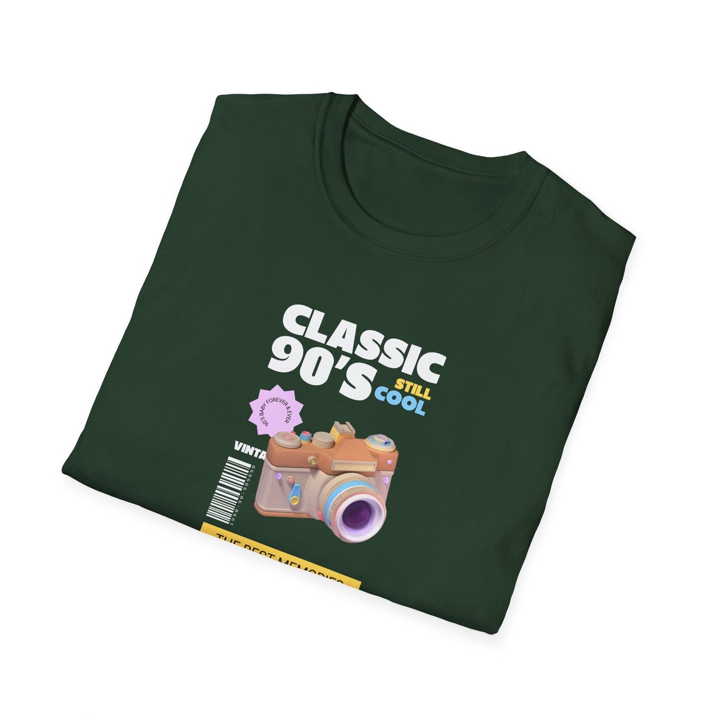 90s Camera T-Shirt Classic 90s Cool Unisex Cotton Retro Photography Tee