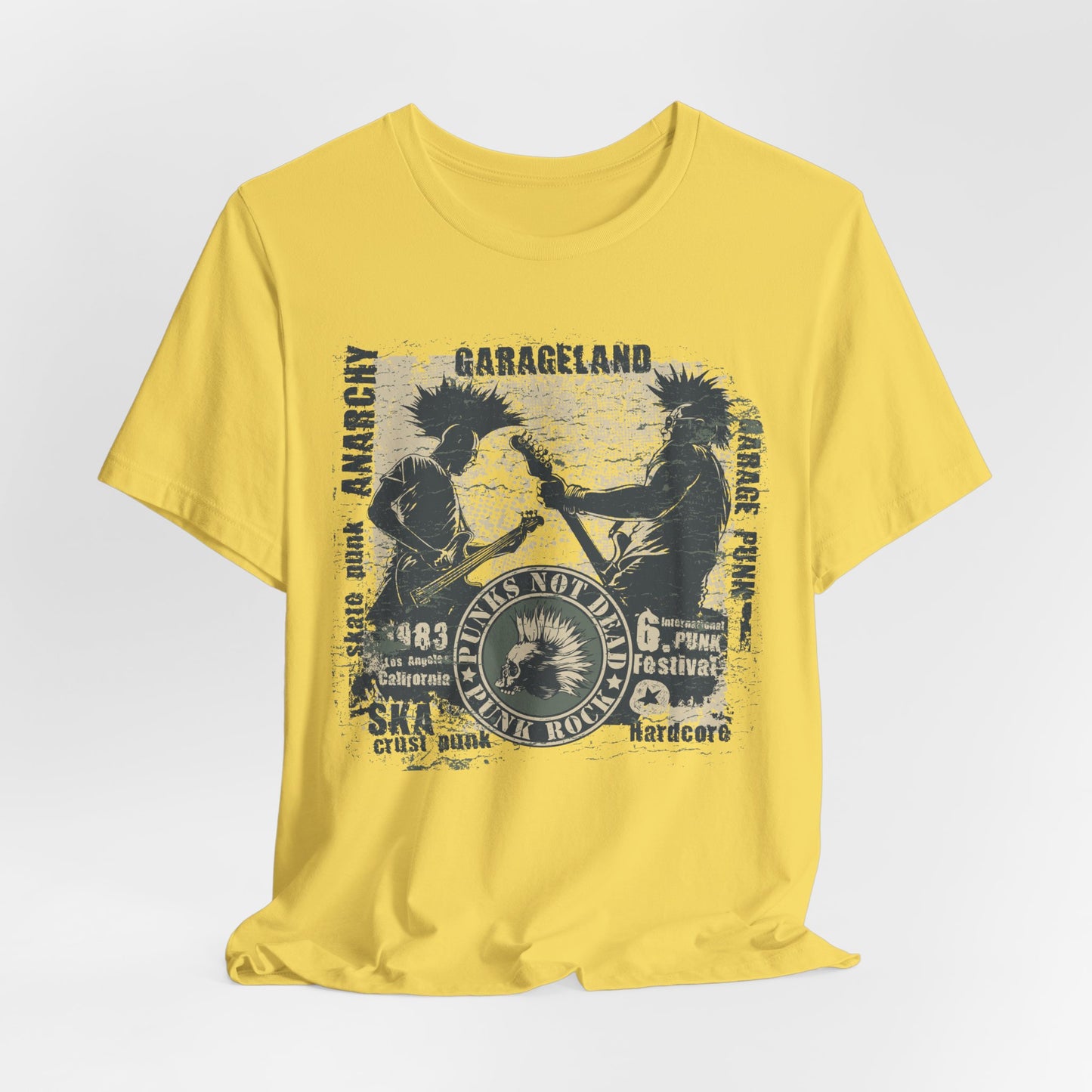 Punk Rock Graphic Tee, Retro Graphic T-Shirt, Artistic Vintage T-Shirt, Vintage Shirt, Retro Tee, Art Design Music Tees