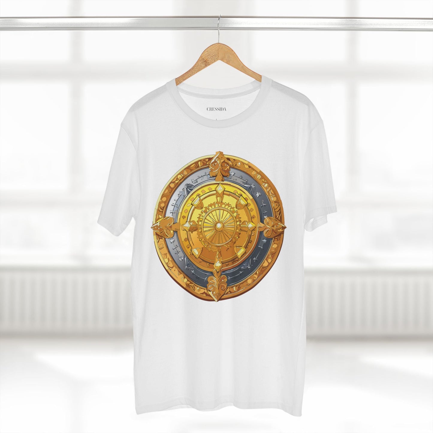 Antique Gold Coin Graphic Design T-Shirt Unisex 100 Cotton With Golden Print Artwork Tee 5
