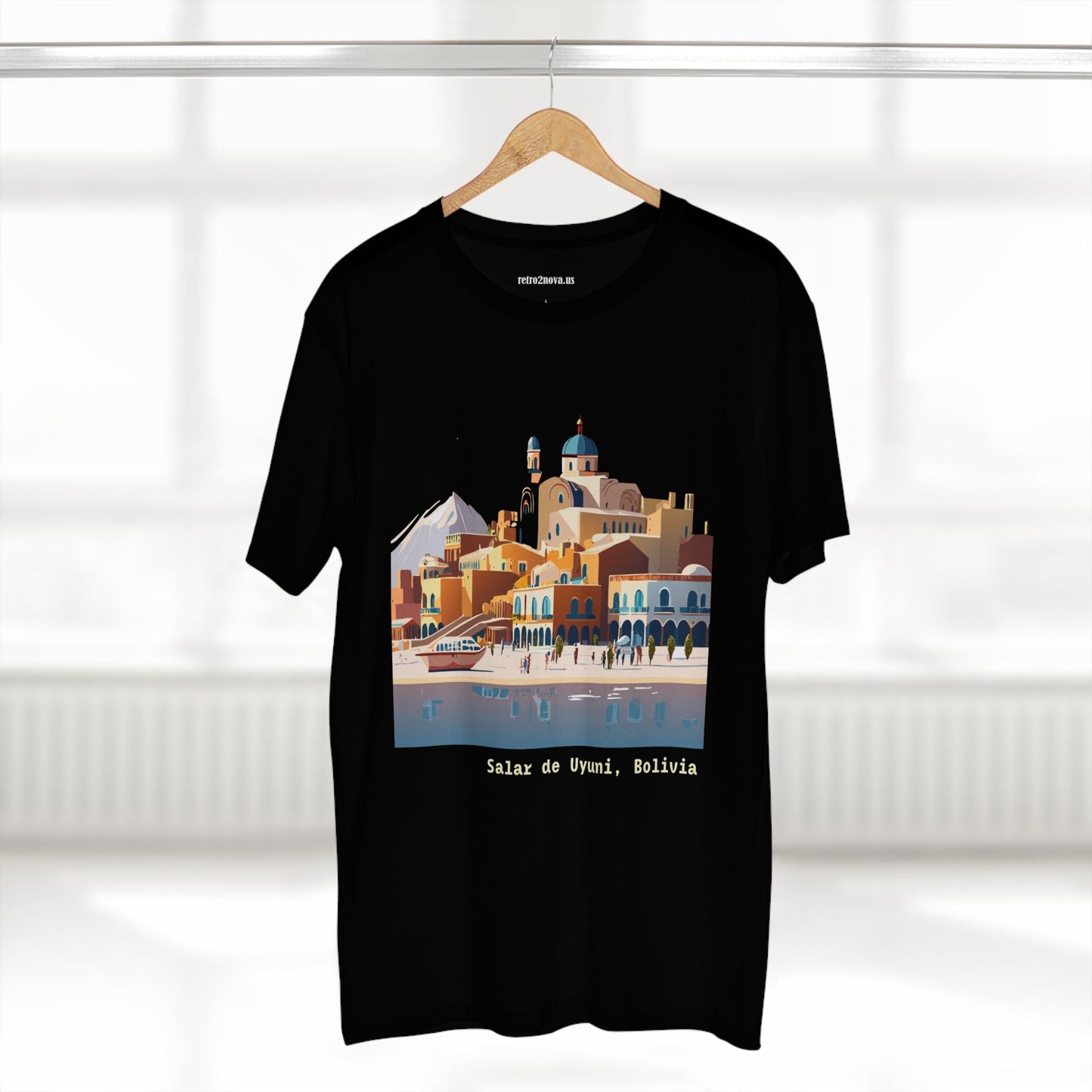 Bolivia Travel Shirt Unisex Premium Cotton Art Tee TT17 Retro2Nova Original Art Design Collection