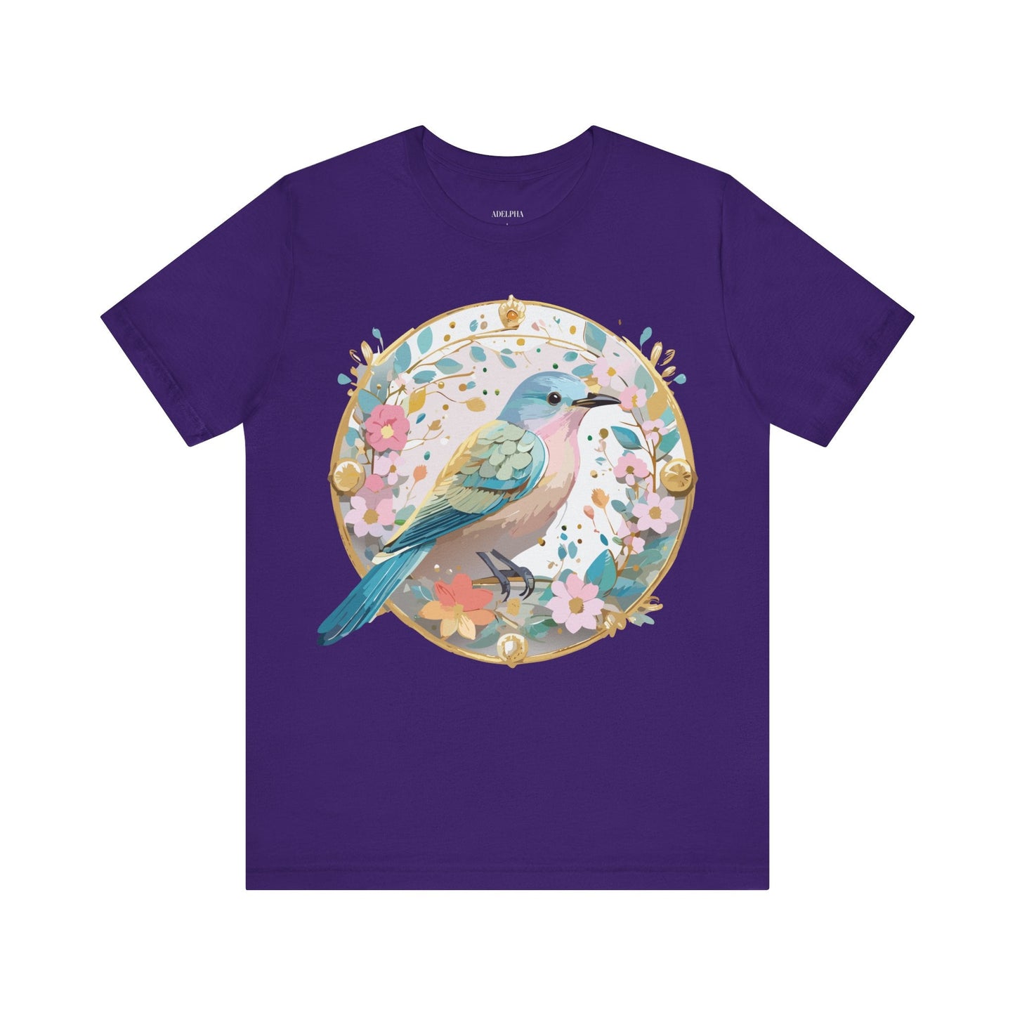Medallion Graphic Unisex 100 Cotton Vintage Animal Medal Artwork Tee 77
