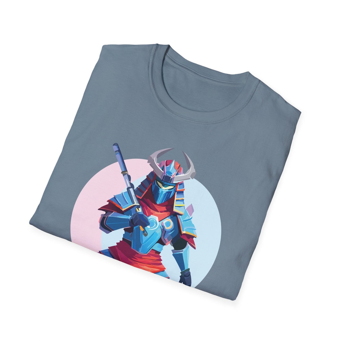 Samurai T Shirt Unisex Softstyle Tee Made From 100 Percent Ring Spun Cotton Gildan 64000