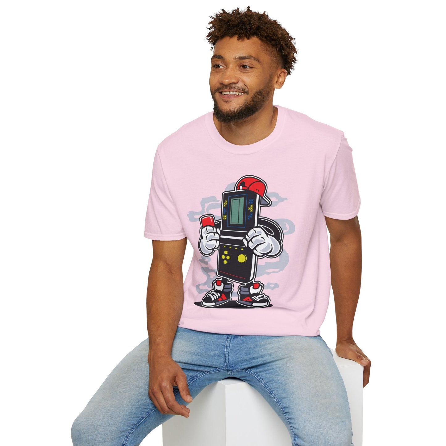 Cartoon T Shirt Animation Funny Unisex Softstyle 100 Percent Ring Spun Cotton Tee