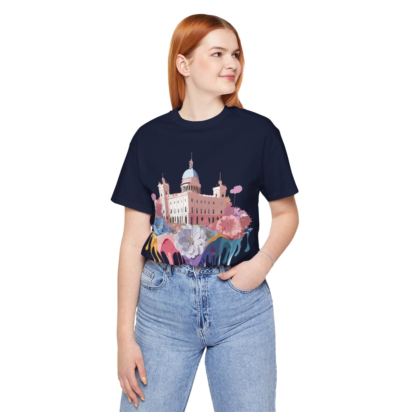 Madrid Tourist Shirt Graphic Tee Unisex Vintage Inspired Artwork By Adelpha Premium Streetwear