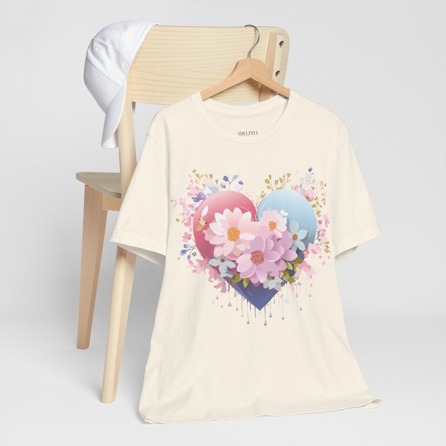 Adelpha Vintage Inspired Graphic Tee Unisex Jersey Short Sleeve Art Design Shirt