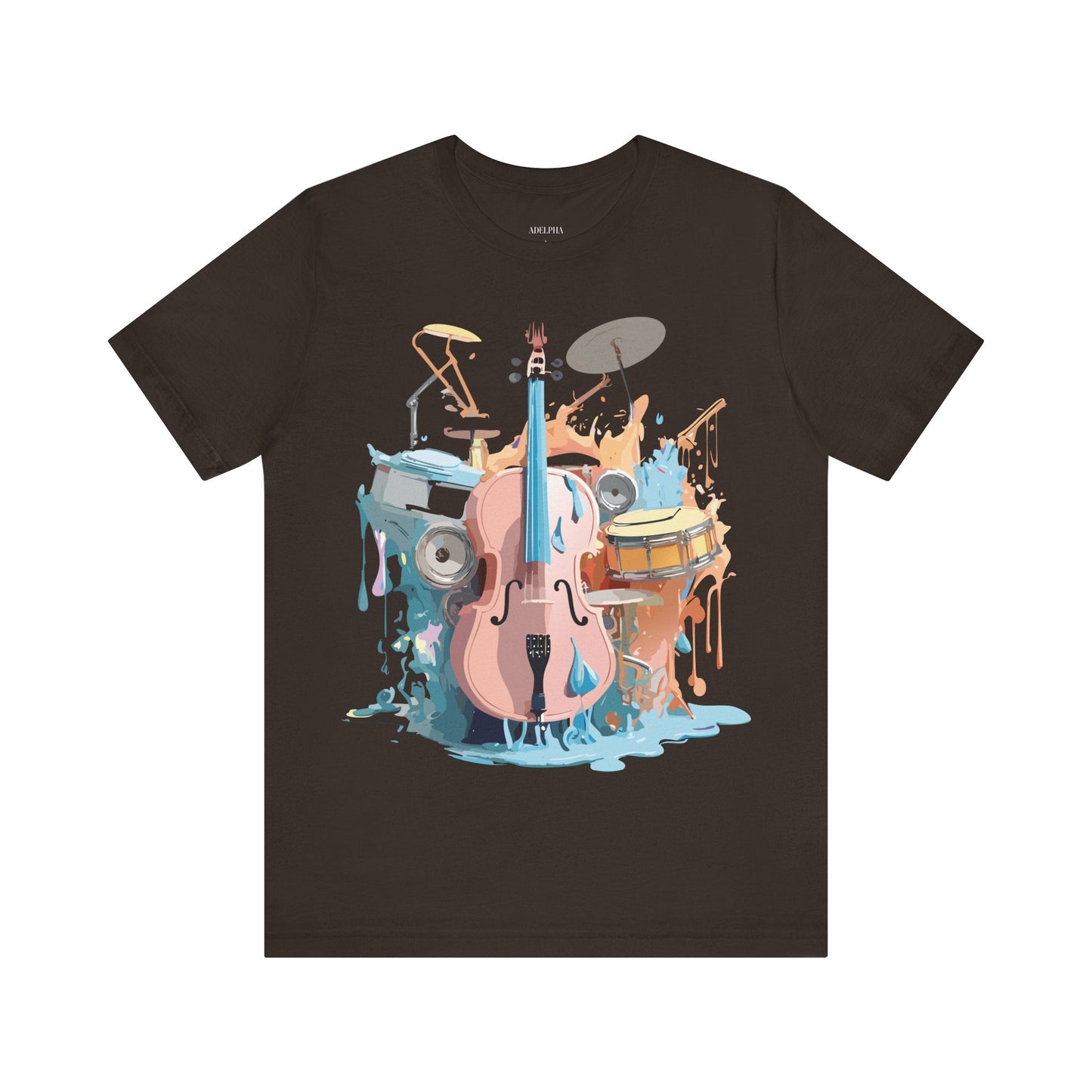 Adelpha Graphic Music T Shirt Unisex Jersey Short Sleeve Tee Art Design Premium Vintage Inspired