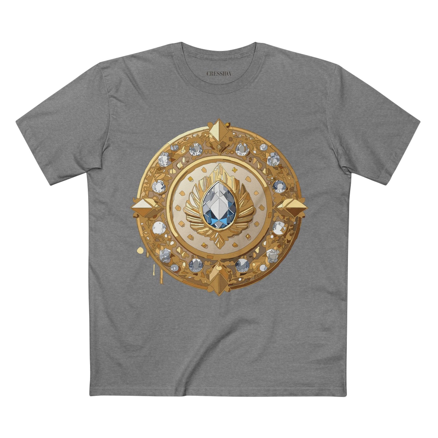 Medallion Graphic T-Shirt Unisex 100 Cotton With Gold Art Design Medal Tee 26