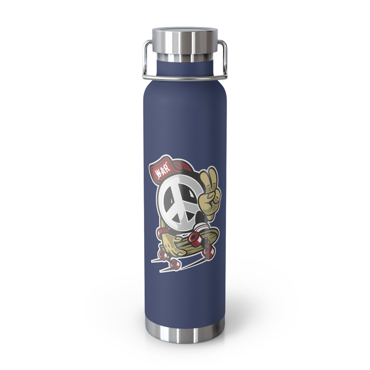 22oz Copper Insulated Water Bottle with Cartoon Design - CV102