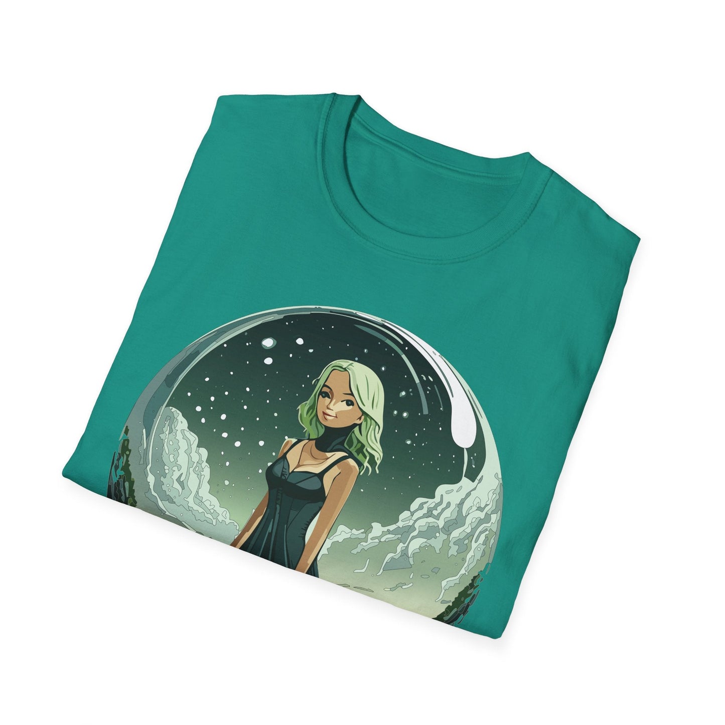 Womens Graphic T Shirt Art Design Tee Ladies Short Sleeve Softstyle 64000 Cotton Ring Spun