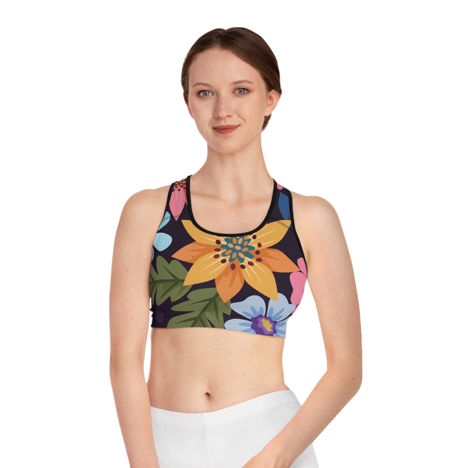 Floral Sports Bra - PPU BEST
