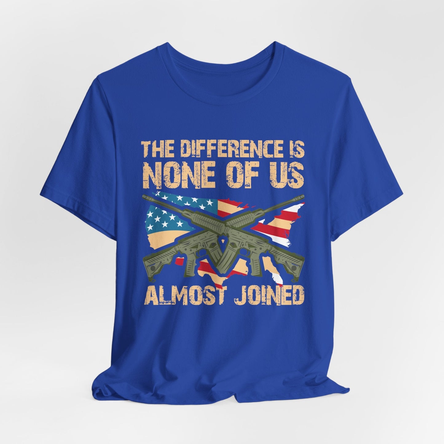 Army Veteran Patriotic Graphic Design Unisex Cotton T-Shirt v18