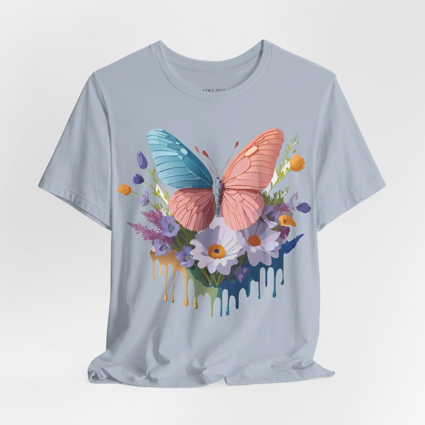 Butterfly Graphic Tee Unisex Art Design Shirt With Vintage Adelpha Artwork