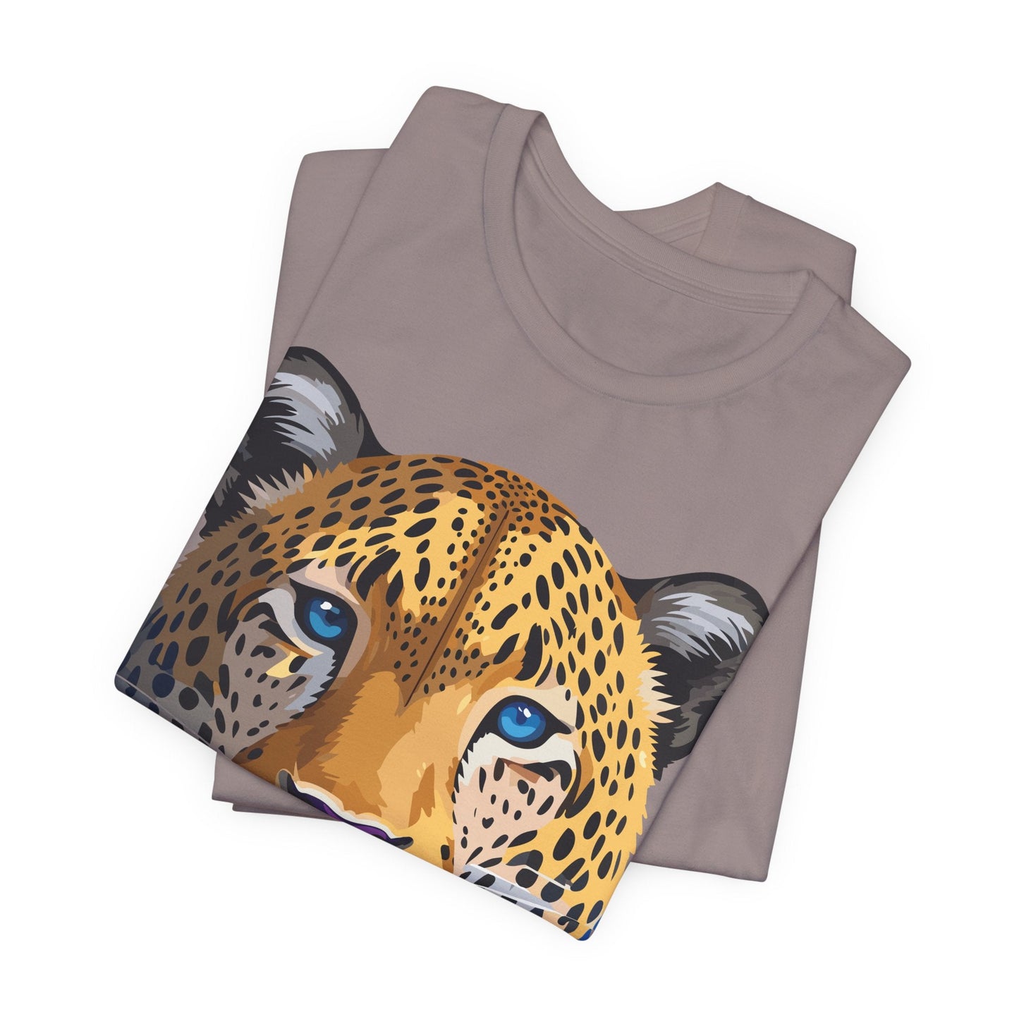 Unisex Animal Graphic Tee Shirt With Wildlife Art Design For Everyday Comfort Short Sleeve