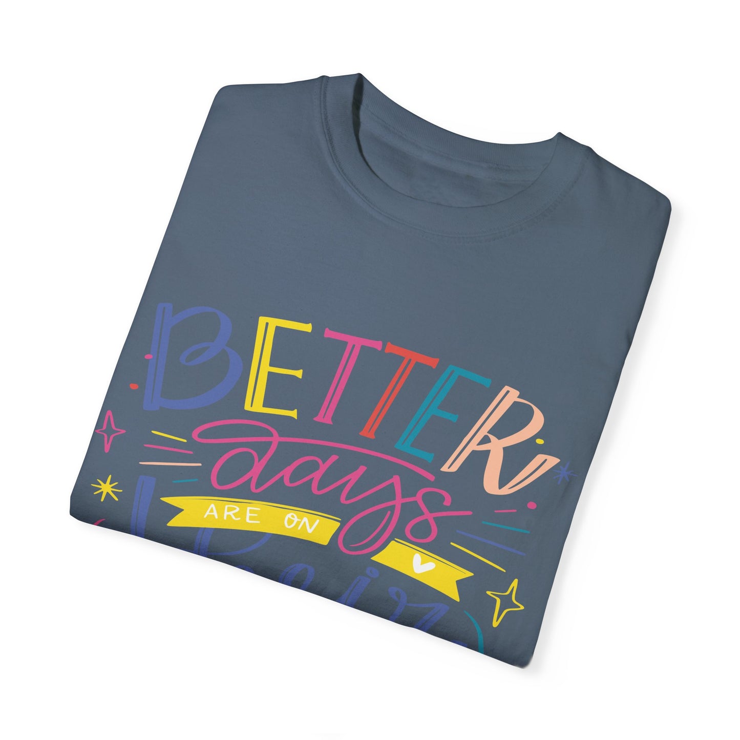 Unisex T-shirt with art design with positive quotes print