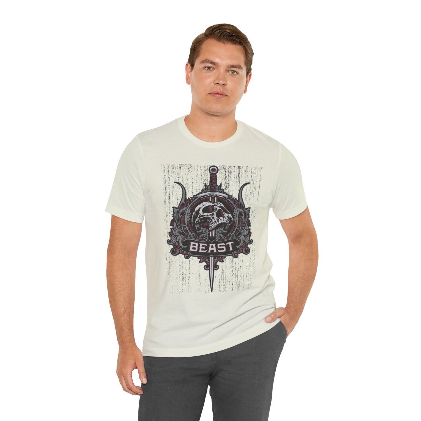 Beast Graphic Tee, Graphic T-Shirt, Artistic Vintage T-Shirt, Vintage Shirt, Skull Tee, Art Design Skull Tees