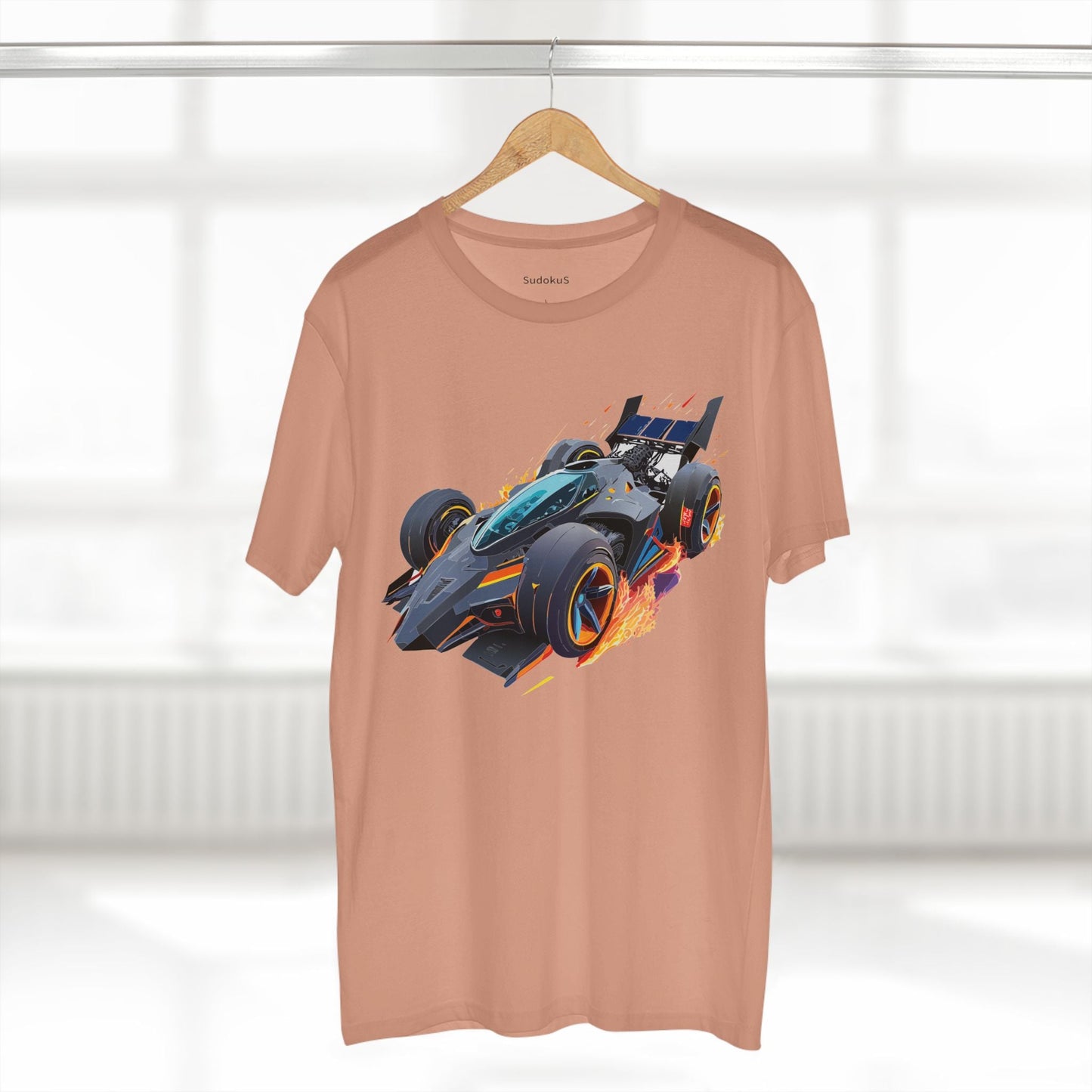 Car Graphic Unisex 100 Cotton Staple Tee 13
