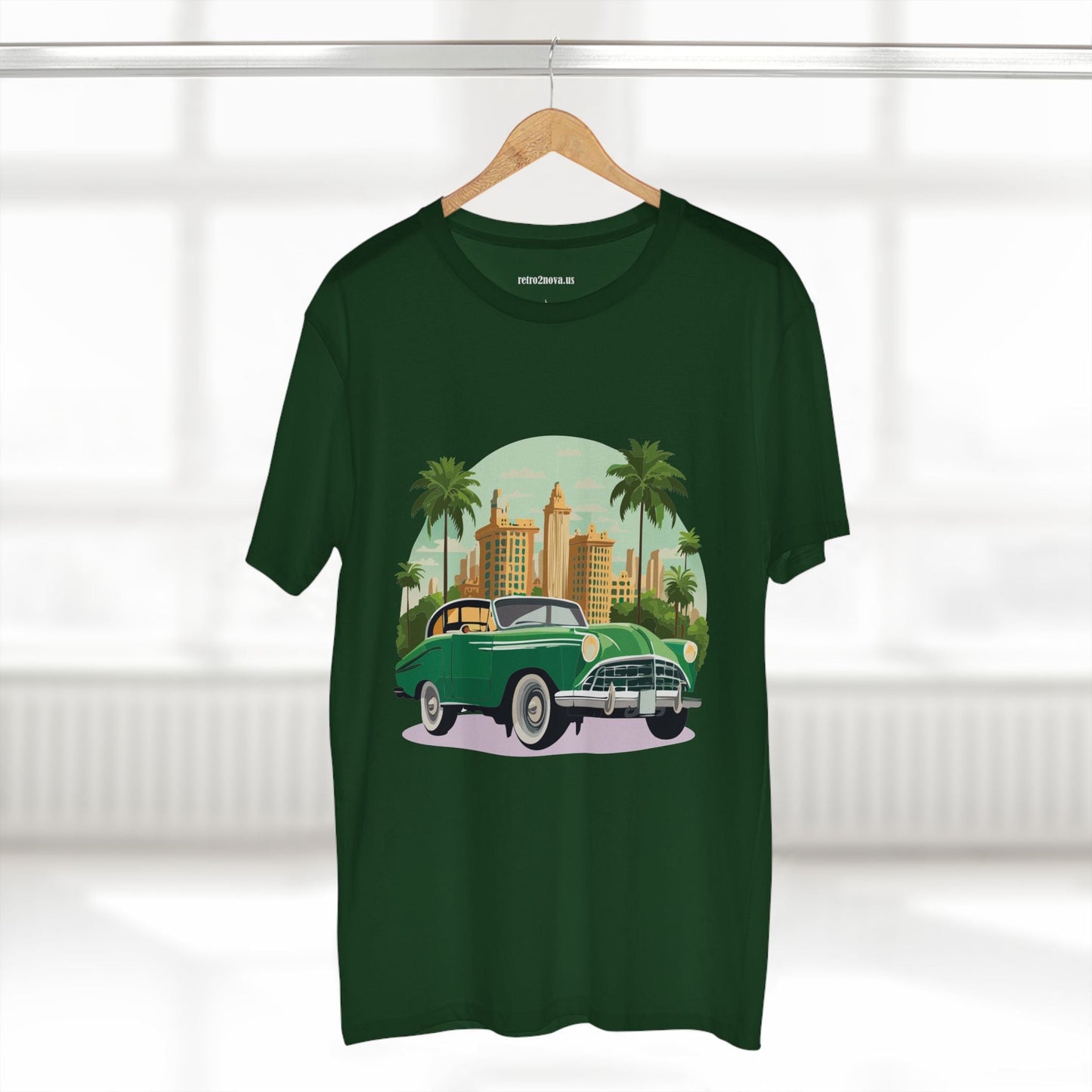 Retro Car Shirts Vintage Car Tee RC 18 Unisex Premium Cotton Art Print Tee Limited Edition