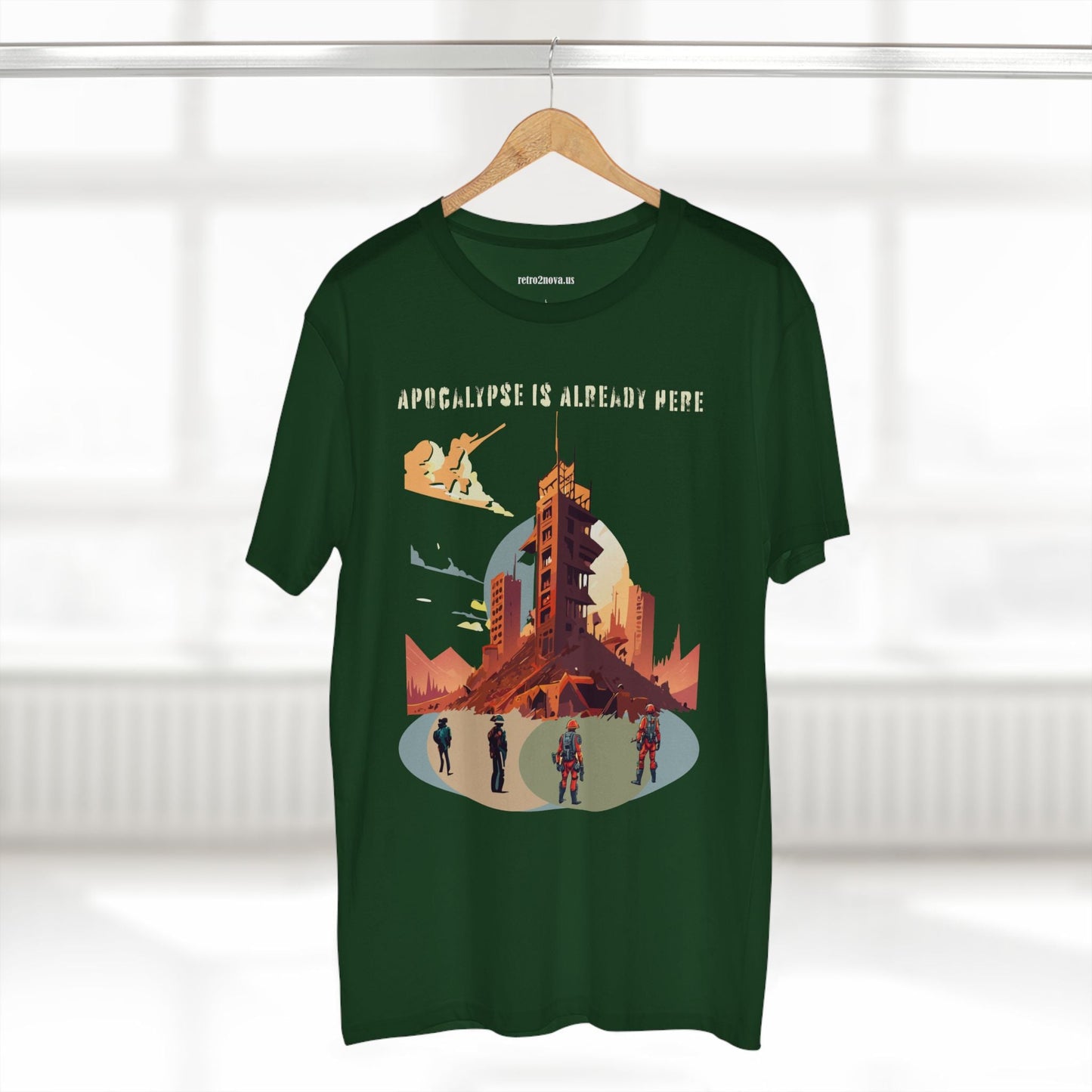 Cataclysm Doomsday Shirt Unisex Premium Cotton Tee With Original Retro Art Design